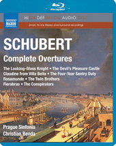 SCHUBERT, F.: Overtures (Complete) (Prague Sinfonia, C. Benda) (Blu-ray Audio)
