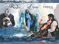 VERDI, G.: Rigoletto / La traviata / PUCCINI, G.: Tosca (3 Live Films, 1992-2010) (3-Blu-ray Disc Box Set)