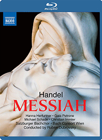 HANDEL, G.F.: Messiah [Oratorio] (Herfurtner, Petrone, Schade, Immler, Salzburg Bach Choir, Bach Consort Wien, Dubrovsky) (Blu-ray, HD)