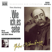 ALTENBERG, P.: Wie ich es sehe