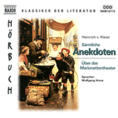 KLEIST, H. von: Anekdoten und Kurzgeschichten / Uber das Marionettentheater