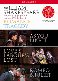 SHAKESPEARE, W.: Comedy, Romance, Tragedy (Shakespeare's Globe, 2009) (NTSC)