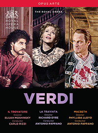 VERDI, G.: Trovatore (Il) / La Traviata / Macbeth (Royal Opera House, 2002-2011) (3-DVD Box Set) (NTSC)