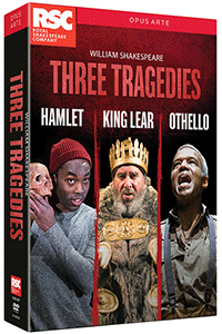 SHAKESPEARE, W.: 3 Tragedies - Hamlet / King Lear / Othello (Royal Shakespeare Company, 2015-2016) (3-DVD Box Set) (NTSC)