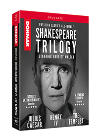 SHAKESPEARE, W.: Shakespeare Trilogy - Julius Caesar / Henry IV / The Tempest (Donmar Warehouse, 2016) (4-DVD Box Set) (NTSC)