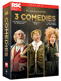 SHAKESPEARE, W.: 3 Comedies - The Merry Wives of Windsor / Twelfth Night / The Taming of the Shrew (3-DVD Box Set) (NTSC)