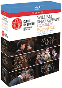 SHAKESPEARE, W.: Comedy, Romance, Tragedy (3 Blu-ray Disc Box Set, HD)