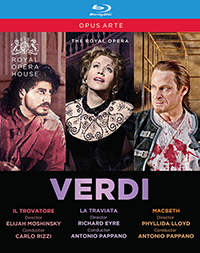 VERDI, G.: Trovatore (Il) / La Traviata / Macbeth (Royal Opera House, 2002-2011) (3-Blu-ray Disc Box Set)