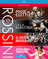 ROSSINI OPERA FESTIVAL COLLECTION (2009-2013) (4-Blu-ray Disc Box Set)
