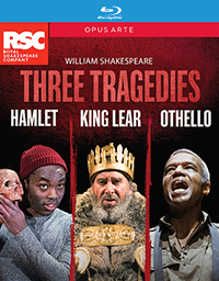 SHAKESPEARE, W.: 3 Tragedies - Hamlet / King Lear / Othello (Royal Shakespeare Company, 2015-2016) (3-Blu-ray Disc Box Set)