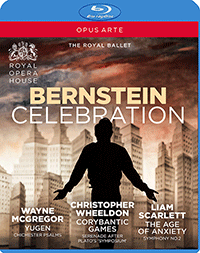 BERNSTEIN CELEBRATION - Yugen / The Age of Anxiety / Corybantic Games [Ballets] (Royal Ballet, 2018) (Blu-ray, HD)