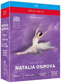 ART OF NATALIA OSIPOVA (THE) - Giselle / Swan Lake / La fille mal gardée [Ballets] / Force of Nature Natalia (Documentary) (4-Blu-ray Disc Box Set)