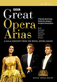 GREAT OPERA ARIAS - A Gala Concert from the Royal Opera House, 1996 (Domingo, Alagna, Gheorghiu) (NTSC)