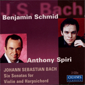 BACH, J. S.: 6 Sonatas for Violin and Harpsichord