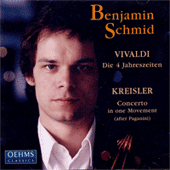 VIVALDI: Four Seasons (The) / PAGANINI: Violin Concerto No. 1 (arr. F. Kreisler)