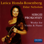 PROKOFIEV, S.: Violin Sonatas Nos. 1 and 2 / 5 Melodies, Op. 35bis (Honda-Rosenberg, Nebolsin)