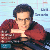 Piano Recital: Gerstein, Kirill - BACH, J.S. / BEETHOVEN, L. van / SCRIABIN, A. / WILD, E.