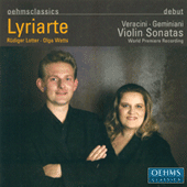 GEMINIANI, F.: Violin Sonatas, Op. 4 - Nos. 1, 8, 9, 10 / VERACINI, F.M.: Violin Sonatas, Op. 1 - Nos. 7, 8 (Lyriarte)