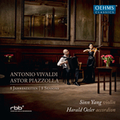 VIVALDI, A.: Four Seasons (The) / PIAZZOLLA, A.: Las 4 estaciones porteñas (arr. for violin and accordion) (Sinn Yang, Oeler)