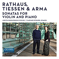 RATHAUS, K. / TIESSEN, H. / ARMA, P.: Violin Sonatas (J. Ingolfsson, V. Stoupel)