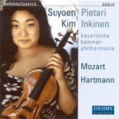 MOZART, W.A.: Violin Concerto No. 4 / Symphony No. 8 / HARTMANN, K.A.: Suite No. 2 / Concerto funebre (Kim, Bavarian Chamber Philharmonic, Inkinen)