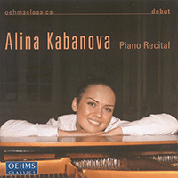 Piano Recital: Kabanova, Alina - BACH, J.S. / RACHMANINOV, S. / RUBINSTEIN, A. / SCHUMANN, R. / BEETHOVEN, L. van