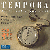 ORFF / GENZMER / REGER / BUCHENBERG / REGNER: Choral Works