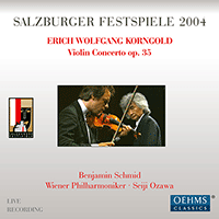 KORNGOLD, E.W.: Violin Concerto / 4 Pieces from Much Ado about Nothing / Suite, Op. 23 (B. Schmid, Frühwirth, Weinmeister, Sigfridson, Seiji Ozawa)