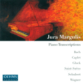 Piano Recital: Margulis, Jura - GLUCK, C.W. / BACH, J.S. / LISZT, F. / CAPLET, A. / WAGNER, R. / RACHMANINOV, S. (Piano Transcriptions)