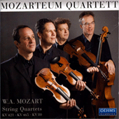 MOZART: String Quartets Nos. 1, 15 and 19