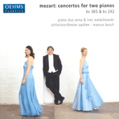 MOZART: Concertos for 2 Pianos