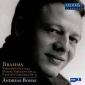 BRAHMS, J.: Piano Works (Complete), Vol. 3 (Boyde) - Variations, Opp. 21, 24, 35