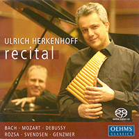 Pan Flute Recital: Herkenhoff, Ulrich – BACH, J.S. / MOZART, W.A. / DEBUSSY, C. / SVENDSEN, J. / ROZSA, M. / GENZMER, H.