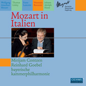 Orchestral Music - HASSE, J.A. / LINLEY, T. / RAUZZINI, V. / LAMOTTE, F. / MOZART, W.A. (Mozart in Italien) (Contzen, Goebel)