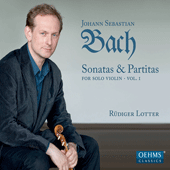 BACH, J.S.: Sonatas and Partitas for Solo Violin, Vol. 1 (Lotter) - Sonatas Nos. 1 and 2 / Partita No. 1