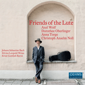 Lute Solo and Chamber Music - BACH, J.S. / WEISS, S.L. / BARON, E.G. (Friends of the Lute) (A. Wolf, Torge, Oberlinger, Noll)