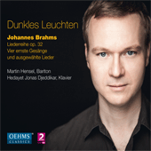 BRAHMS, J.: Lieder (M. Hensel, Djeddikar)