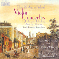 FERLING, E.: Violin Concerto in D Major / Contradance Nos. 2 and 3 / TULINDBERG, E.: Violin Concerto, Op. 1 (Kentala)