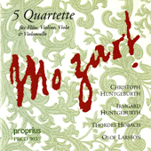 MOZART, W.A.: Flute Quartets Nos. 1-4 / Oboe Quartet in F Major, K. 370: I. Allegro (arr. for flute quartet) (Huntgeburth)