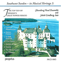 TOP TEN OF SWEDEN'S GREAT POWER PERIOD (THE) (Skaraborg Vocal Ensemble, Lindberg)