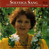 FARINGER, Solveig: Scandinavian Lieder