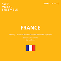 Choral Music - DEBUSSY, C. / MILHAUD, D. / POULENC, F. / JOLIVET, A. / MESSIAEN, O. (France) (South West German Radio Vocal Ensemble, M. Creed)