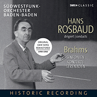 ROSBAUD dirigiert BRAHMS Rosbaud,Hans/SWF Orchester