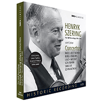 SZERYNG, Henryk: Violin Concerto Recordings on SWR - BACH, J.S. / MOZART, W.A. / BEETHOVEN, L. van / SCHUMANN, R. (1956-1984)