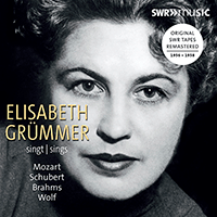 Vocal Recital (Soprano): Grummer, Elisabeth - MOZART, W.A. / SCHUBERT, F. / BRAHMS, J. / WOLF, H.