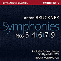 BRUCKNER, A.: Symphonies Nos. 3, 4, 6, 7 and 9 (South West German Radio Symphony, R. Norrington)