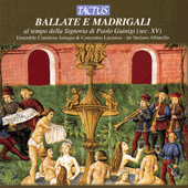 BALLATE E MADRIGALI