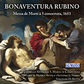 RUBINO, B.: Messa de morti (Cappella Musicale di Santa Maria in Campitelli di Roma, Ensemble La Cantoria, Betta)