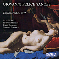 SANCES, G.F.: Capricci Poetici (Morelli, Mercuri, Cantalupi, Schinaia)