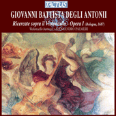 DEGLI ANTONII, G.B.: Ricercate, Op. 1 (Palmeri)